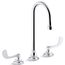 Triton Bowe 0.5 GPM Widespread Bathroom Sink Faucet w/ Aerated Flow, Gooseneck Spout And Wristblade Handles, Drain Not Included (Polished Chrome), K-800T70-5ANA-CP