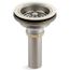 Duostrainer Sink Drain And Strainer w/ Tailpiece (Vibrant Polished Nickel), K-8801-SN