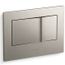 Bevel Flush Actuator Plate For 2"x4" In-wall Tank And Carrier System (Vibrant Brushed Nickel)