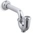Adjustable P-trap w/ Tubing Outlet, 1-1/2" X 1-1/2" (Polished Chrome), K-9000-CP
