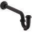 Adjustable P-trap w/ Long Tubing Outlet, 1-1/4" X 1-1/4" (Matte Black)