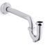 Adjustable P-trap w/ Long Tubing Outlet, 1-1/4" X 1-1/4" (Polished Chrome)