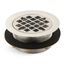 Round Shower Drain For Use w/ Plastic Pipe, Gasket Included (Vibrant Polished Nickel), K-9132-SN