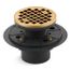 Clearflo Round Design Tile-in Shower Drain (Vibrant Brushed Moderne Brass), K-9135-2MB