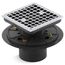 Clearflo Square Design Tile-in Shower Drain (Polished Chrome), K-9136-CP