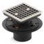 Clearflo Square Design Tile-in Shower Drain (Vibrant Polished Nickel), K-9136-SN