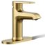 Hint Single-handle Bathroom Sink Faucet, 1.2 GPM (Vibrant Brushed Moderne Brass), K-97061-4-2MB