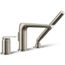 Avid Deck Mounted Bath Faucet w/ Handshower (Vibrant Brushed Nickel)