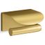 Avid Covered Toilet Paper Holder (Vibrant Brushed Moderne Brass), K-97503-2MB