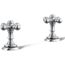 Artifacts Cross Bathroom Sink Faucet Handles (Polished Chrome)