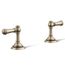 Artifacts Lever Bathroom Sink Faucet Handles (Vibrant Brushed Bronze), K-98068-4-BV