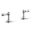 Artifacts Lever Bathroom Sink Faucet Handles (Polished Chrome)