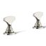 Artifacts T-handle Bathroom Sink Faucet Handles (Vibrant Polished Nickel)