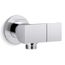 Exhale Wall Mount Handshower Holder w/ Supply Elbow And Check Valve (Polished Chrome)