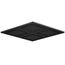 WaterTile Rain Overhead Shower Panel w/ Four 22-nozzle Sprayheads (Matte Black), K-98740-BL
