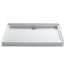 Groove 48" X 36" Alcove Shower Base, Rear Center Drain (White), K-9925-0