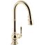 Artifacts Pull-down Kitchen Faucet w/ 3-Function Sprayhead (Vibrant French Gold), K-99259-AF