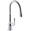 Artifacts Pull-down Kitchen Faucet w/ 3-Function Sprayhead (Polished Chrome), K-99259-CP