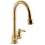 Artifacts Pull-down Kitchen Faucet w/ 3-Function Sprayhead (Vibrant Brushed Moderne Brass), K-99260-2MB