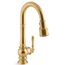 Artifacts Pull-down Kitchen Faucet w/ 3-Function Sprayhead (Vibrant Brushed Moderne Brass), K-99261-2MB