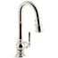 Artifacts Pull-down Kitchen Faucet w/ 3-Function Sprayhead (Vibrant Polished Nickel), K-99261-SN