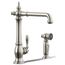 Artifacts Single-handle Kitchen Faucet w/ Side Sprayer (Vibrant Polished Nickel), K-99265-SN