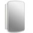 Bancroft 20" W X 31" H Aluminum Single-door Medicine Cabinet w/ Mirrored Door, Beveled Edges, K-CB-CLC2031BAN