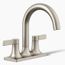 Venza Centerset Lav Faucet (Vibrant Brushed Nickel), K-R22797-4D-BN