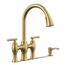 Oresund Pulldown Bridge Kitchen Faucet (Vibrant Brushed Moderne Brass), K-R28705-SD-2MB