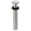 Premium Clicker Drain with Overflow (Polished Chrome)
