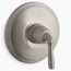 Devonshire Thermo Control Valve Trim (Vibrant Brushed Nickel), K-T10357-4-BN