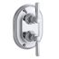 Bancroft Stacked Thermo Valve Trim (Polished Chrome), K-T10594-4-CP