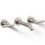 Purist Wall Mount Bathroom Faucet w/ Lever Handles, 1.2 GPM (Vibrant Brushed Nickel), K-T14413-4-BN