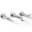 Purist Wall Mount Bathroom Faucet w/ Lever Handles, 1.2 GPM (Polished Chrome), K-T14413-4-CP