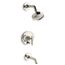 Purist Rite-temp Bath And Shower Trim Kit w/ Push-button Diverter And Lever Handle, 2.5 GPM (Vibrant Polished Nickel), K-T14420-4-SN