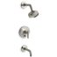 Purist Rite-temp Bath And Shower Trim Kit w/ Push-button Diverter And Lever Handle, 2.5 GPM (Vibrant Brushed Nickel)