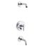 Purist Rite-temp Bath And Shower Trim Kit w/ Push-button Diverter And Lever Handle, w/ out Showerhead (Polished Chrome), K-T14421-4L-CP