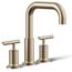 Purist Deck Mounted Bath Faucet Trim w/ Lever Handles (Vibrant Brushed Bronze)