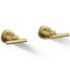 Purist Deck- Or Wall Mount Bath Faucet Handle Trim w/ Lever Design (Vibrant Brushed Moderne Brass)