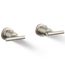 Purist Deck- Or Wall Mount Bath Faucet Handle Trim w/ Lever Design (Vibrant Brushed Nickel)