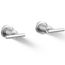 Purist Deck- Or Wall Mount Bath Faucet Handle Trim w/ Lever Design (Polished Chrome)