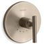 Purist Mastershower Temperature Control Valve Trim w/ Lever Handle (Vibrant Brushed Bronze)