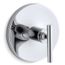 Purist Mastershower Temperature Control Valve Trim w/ Lever Handle (Polished Chrome)