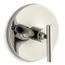 Purist Mastershower Temperature Control Valve Trim w/ Lever Handle (Vibrant Polished Nickel)