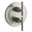 Purist Mastershower Temperature And Volume Control Valve Trim (Vibrant Brushed Nickel)