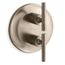 Purist Mastershower Temperature And Volume Control Valve Trim (Vibrant Brushed Bronze)