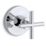Purist Mastershower Volume Control Valve Trim w/ Cross Handle (Polished Chrome)