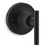 Purist Mastershower Volume Control Valve Trim w/ Lever Handle (Matte Black)