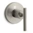Purist Mastershower Volume Control Valve Trim w/ Lever Handle (Vibrant Brushed Nickel)