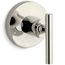 Purist Mastershower Volume Control Valve Trim w/ Lever Handle (Vibrant Polished Nickel)